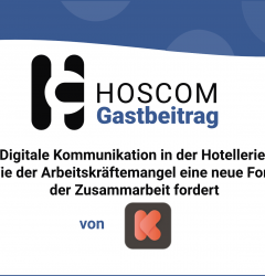 HOSCOM Digitale Kommunikation in Hotellerie